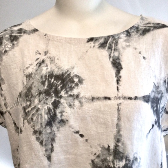 Bellambia Tie-Dye Linen Top - Picture 2 of 12